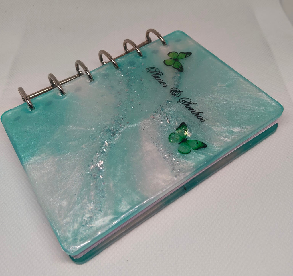 Caderno artesanal “Planos & Sonhos” - B7