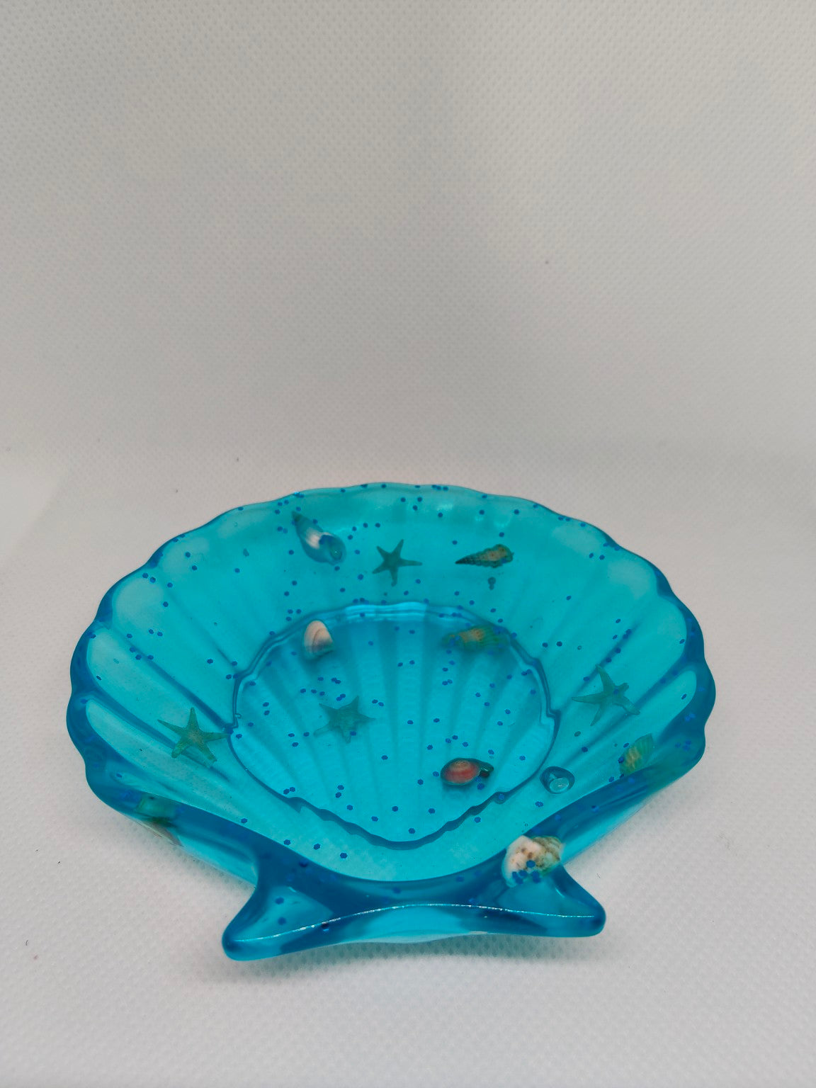 Concha decorativa Oceano em resina epóxi
