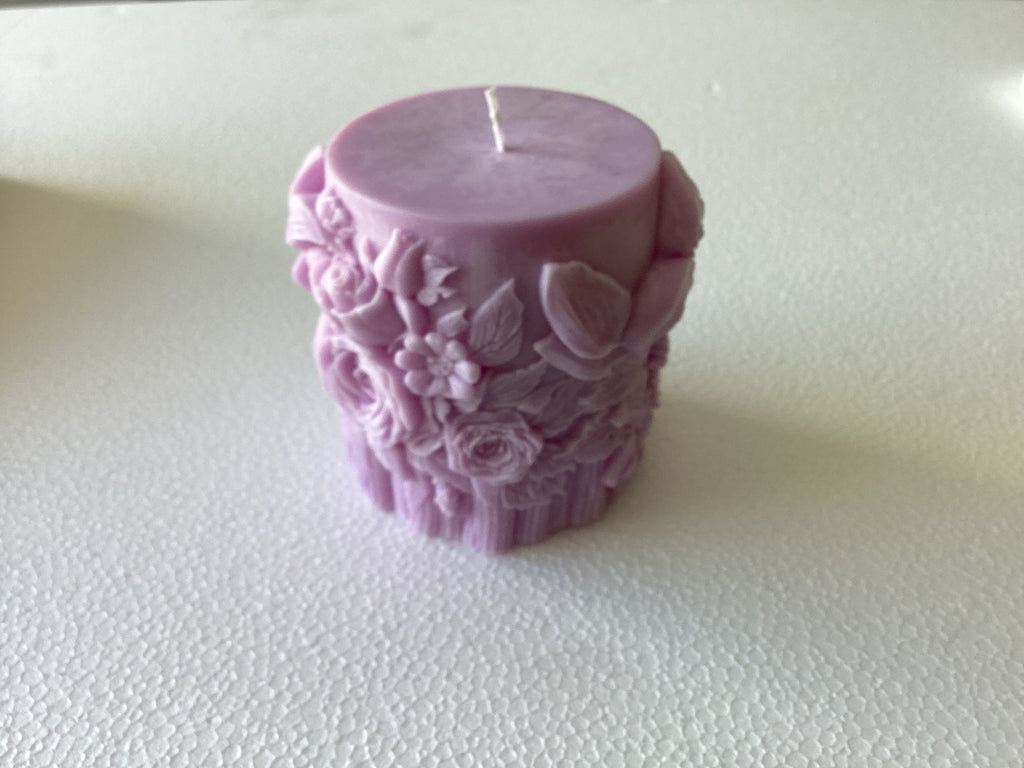 Vela Floral - Lavender Whisper