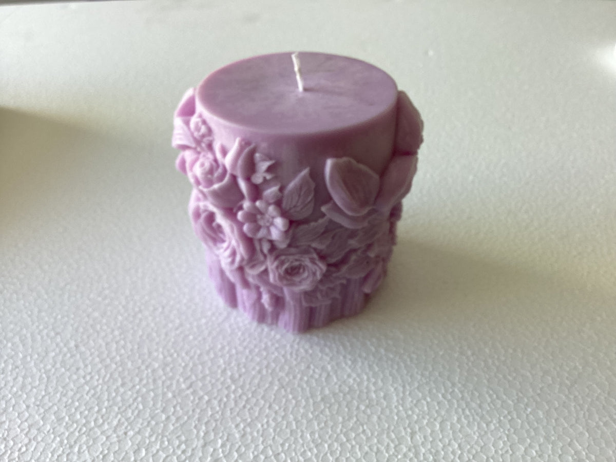 Vela Floral - Lavender Whisper