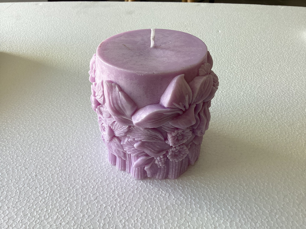 Vela Floral - Lavender Whisper