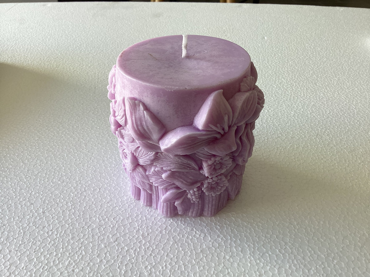 Vela Floral - Lavender Whisper